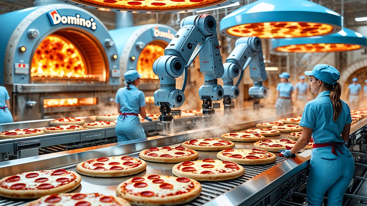 How It’s Made: Domino’s Pizza, Honey Buns,Tabasco How It's Made: Domino's Pizza, Honey Buns,Tabasco