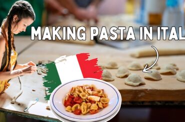 We Took The BEST Cooking Class in Puglia, Italy (Ate SO Much!)