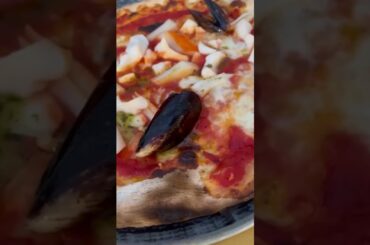 Pizza & White Wine - Island of Elba, Tuscany, Italy #pizza #whitewine #shorts