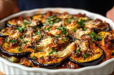 My Italian Grandmother's Eggplant Recipe! All the Guests go Crazy for it! Easy & Delicious!