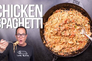 ONE PAN CHICKEN SPAGHETTI (BUT DOES IT COMPARE TO THE ORIGINAL??) | SAM THE COOKING GUY