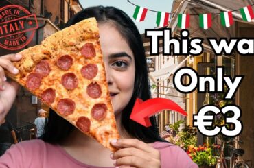 Which Italian STREET FOOD is Actually The Best? (Based on Price AND Taste)