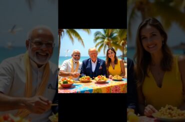 Donald Trump, Italy PM Giorgia Meloni & Narendra Modi Enjoying Fruit Salad in Maldives