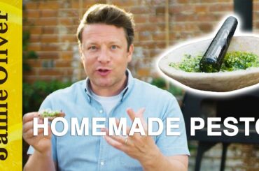 How to Make Homemade Pesto | Jamie Oliver