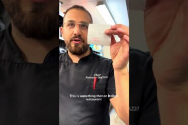 One thing you should never do in Italian cuisine #shorts #italianfood #chef #italianrestaurant