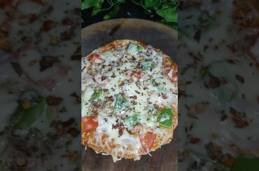 easy chapati Pizza | #pizza #shorts #recipe #kitchen #shortsvideo