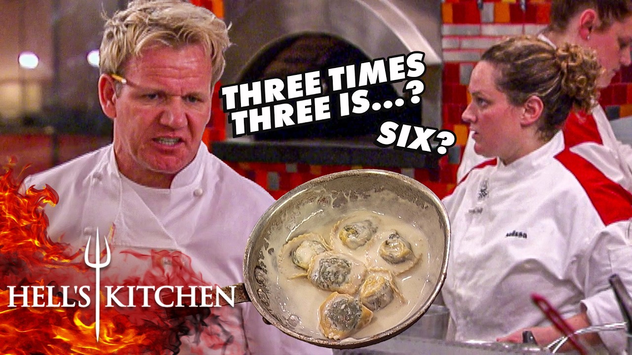 Chef Can’t Count Raviolis as Trev Tries to Get Lucky | Hell’s Kitchen Chef Can't Count Raviolis as Trev Tries to Get Lucky | Hell's Kitchen