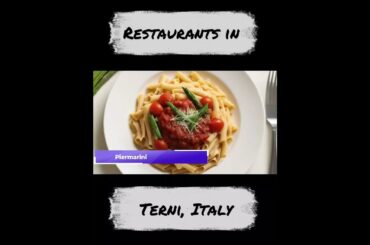 Best Restaurants in Terni, Italy - English
