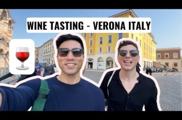 drinking wine at the LARGEST wine event in the WORLD in Verona Italy - VinItaly 2025
