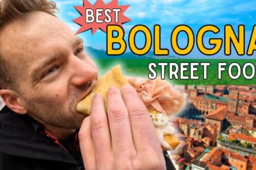 AMAZING Street Food Tour in Bologna, Italy!