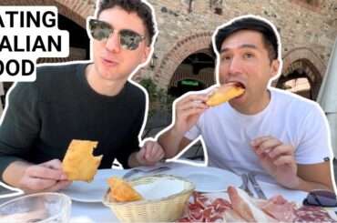 Eating Italian Food in Italy