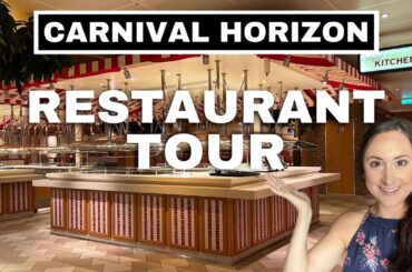 Carnival Horizon Onboard Dining Options: Free Cruise Food and Specialty Restaurants
