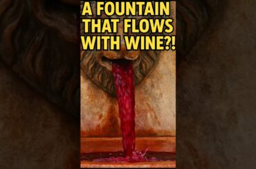 A Fountain That Flows with WINE?! #ItalyFacts #Shorts