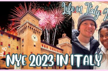 we spent new year's eve at a castle in Ferrara, Italy. | life in italy vlog