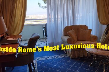 Waldorf Astoria Rome Cavalieri Review | Luxury Room Tour + Hilton Diamond Upgrade