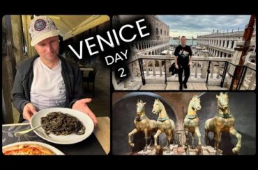 Eating Squid Ink Spaghetti & Falling In love With Venice - Venice Day 2 Vlog