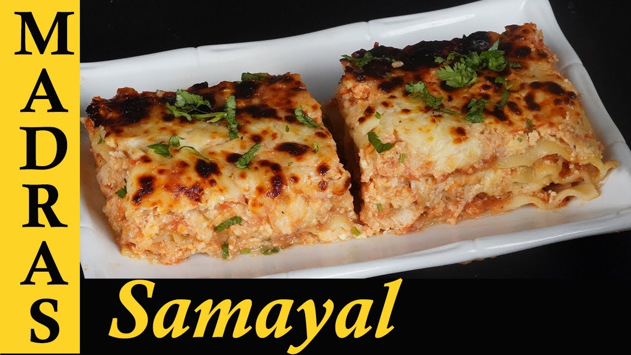 Chicken Lasagna Recipe in Tamil Chicken Lasagna Recipe in Tamil