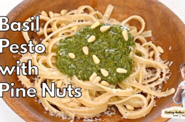 Basil Pesto with Roasted Pine Nuts Cooking Italian with Joe