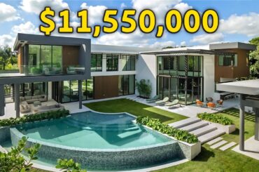 INSIDE a $11,550,000 MANSION with INSANE FINISHES & FEATURES! | Pinecrest, FL
