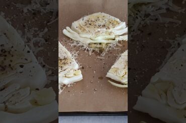 Crispy Parmesan Crusted Cabbage #sidedish #shorts #recipe