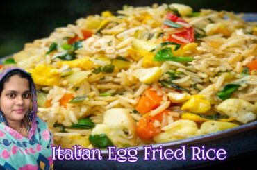 Italian Egg Fried Rice || Simple & Tasty Egg Fried Rice Recipe by Rehana Rehman