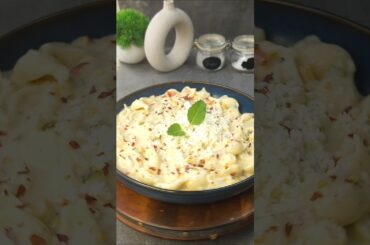 I Tried the Viral White Sauce Pasta #shorts #shortsfeed #breakfast #lunchboxrecipe