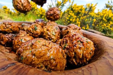Is This the BEST Italian Meatballs Ever?? | ASMR Cooking Outdoors