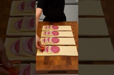 I found the easiest way to make a puff pastry appetizer