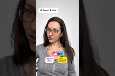 Learn Italian Adjectives #learnitalian