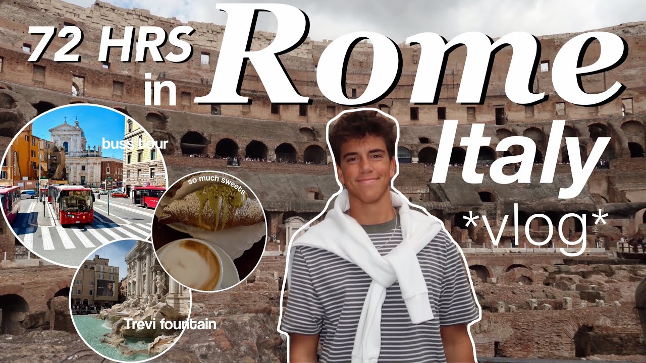 ROME ITALY TRAVEL VLOG: city tour, food, outfits, Colosseum and more ROME ITALY TRAVEL VLOG: city tour, food, outfits, Colosseum and more