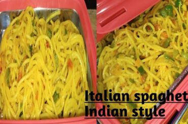 Aaj bnate hai Italian spaghetti Indian style |spaghetti pasta recipe | healthy spaghetti recipe