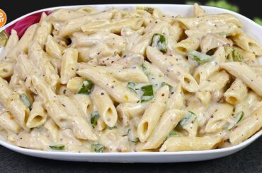 White Sauce Pasta,Easy and Simple Pasta Recipes by Samina Food Story