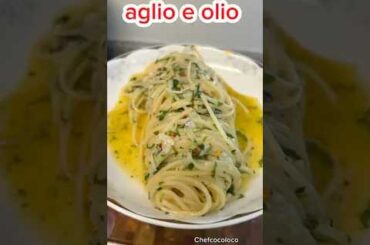 Aglio e olio #italianfood #chefcocoloco #pasta