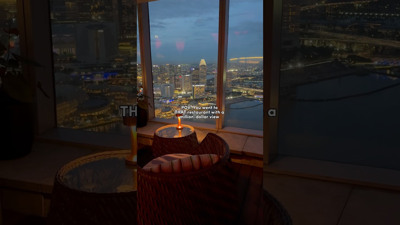 Best Rooftop Sunset Dining View in Singapore Best Rooftop Sunset Dining View in Singapore