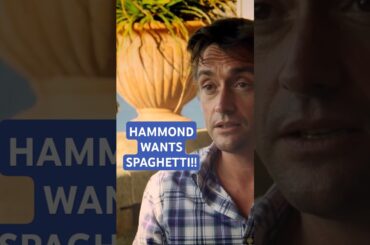 Hammond pranked by Clarkson with pasta in Italy #food #funny #topgear