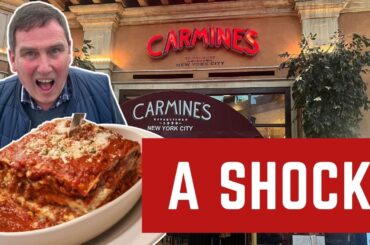 I Review AMERICA'S ITALIAN LEGENDARY RESTAURANT - CARMINE'S!