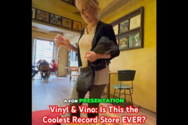 Vinyl & Vino: Is This the Coolest Record Store EVER? #italy #wine #vinyl #records #RockMine