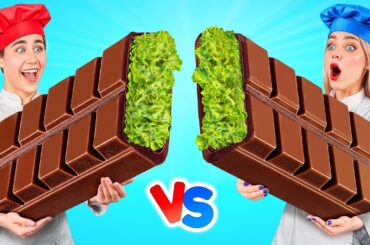 Giant Food Cooking Challenge | Funny Food Situations by Multi DO Smile