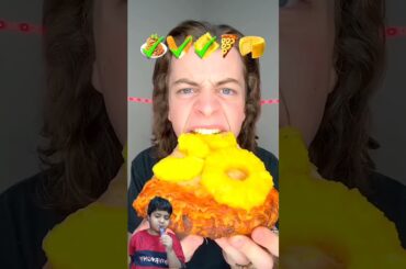 Giant Italian Food ASMR Food | Reaction #shorts #short #mukbang #food #asmr #lukedidthat #challenge