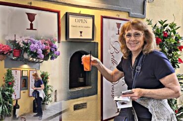 Wine Window Florence Italy, Betty 4-12-25