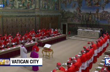 Cardinals begin process to elect new pope