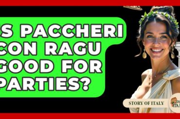 Is Paccheri Con Ragu Good For Parties? - Story Of Italy
