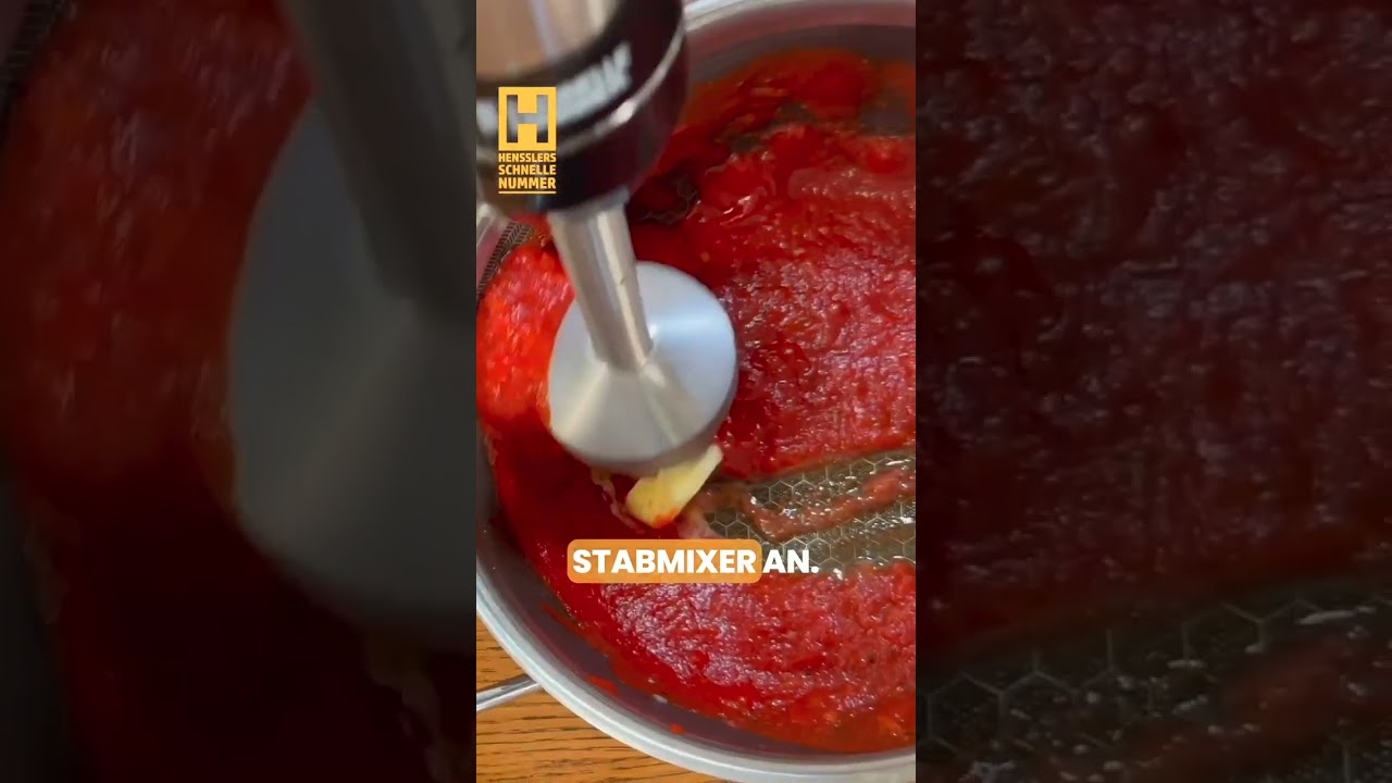 Pasta mit einer schnellen Tomatensauce Pasta mit einer schnellen Tomatensauce