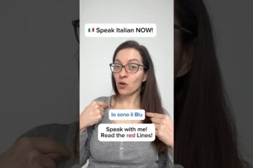 Speak Italian! Italian dialogue to read! #learnitalian
