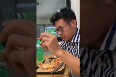 Even in a random bar in #italy the #pizza is delicious