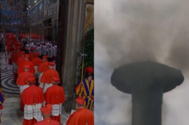 Black Smoke Seen After First Vote in Papal Conclave
