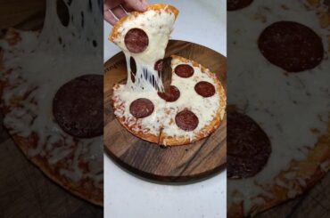 Tortilla Pizza Recipe #food #cooking #recipe