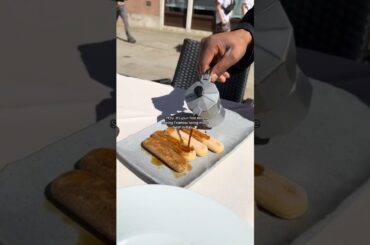 The making of tableside tiramisu!