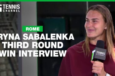 Aryna Sabalenka on Enjoying Italian Cuisine | 2025 Rome