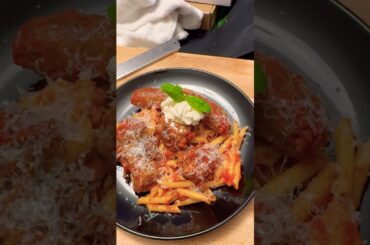 Cooking a peaceful Sunday pasta dinner